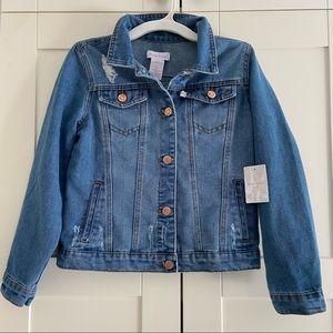 Tommy Bahama girls size 12 denim jacket